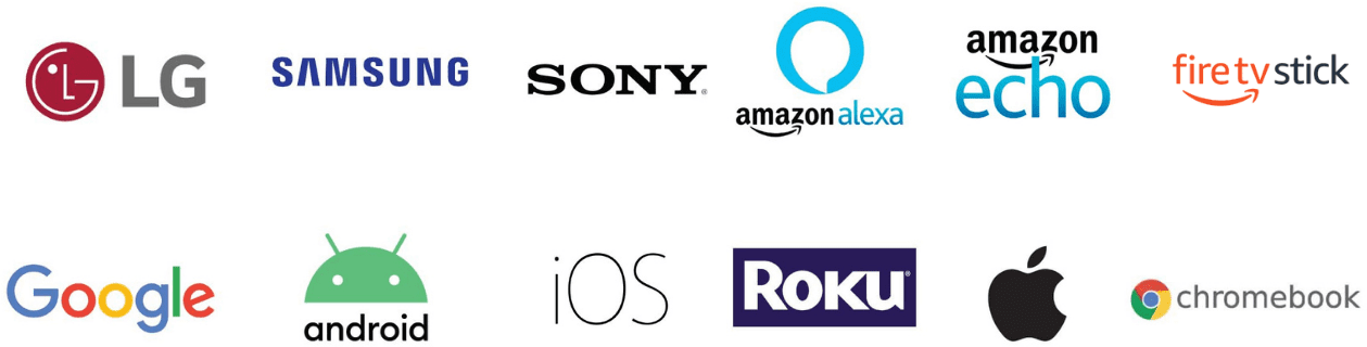 Logos of television technology